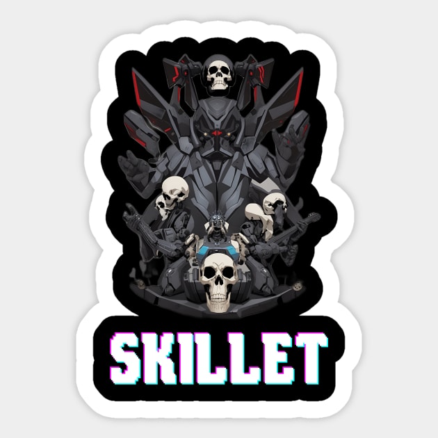 Skillet Sticker by Maheswara.Momocats